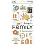 Hearth & Home - Chipboard Sticker